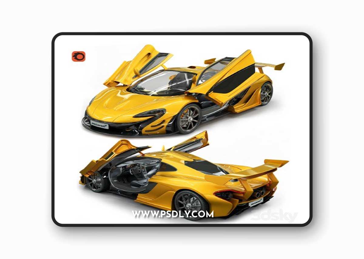 McLaren_P1 3D model