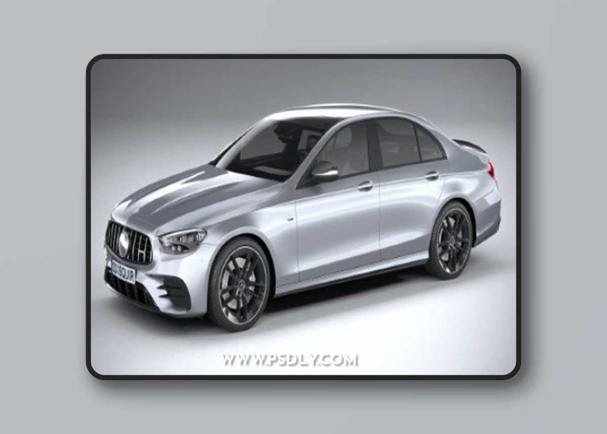 Mercedes-Benz E53 Sedan AMG 2021 3d model