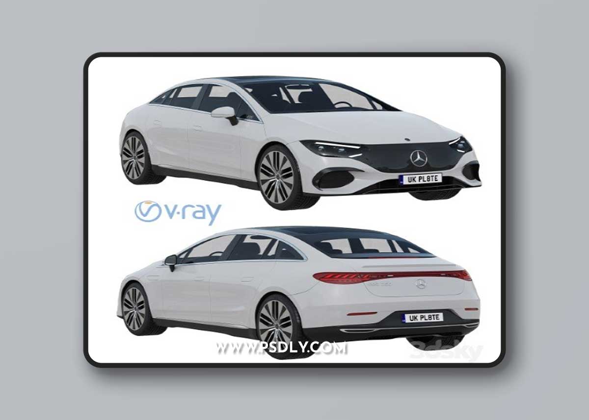 Mercedes-Benz EQE 2022 3d model
