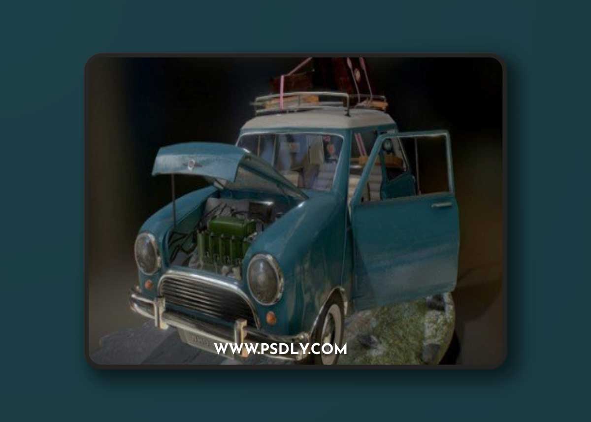 Morris Cooper S / Austin Mini / MK1 3D Model