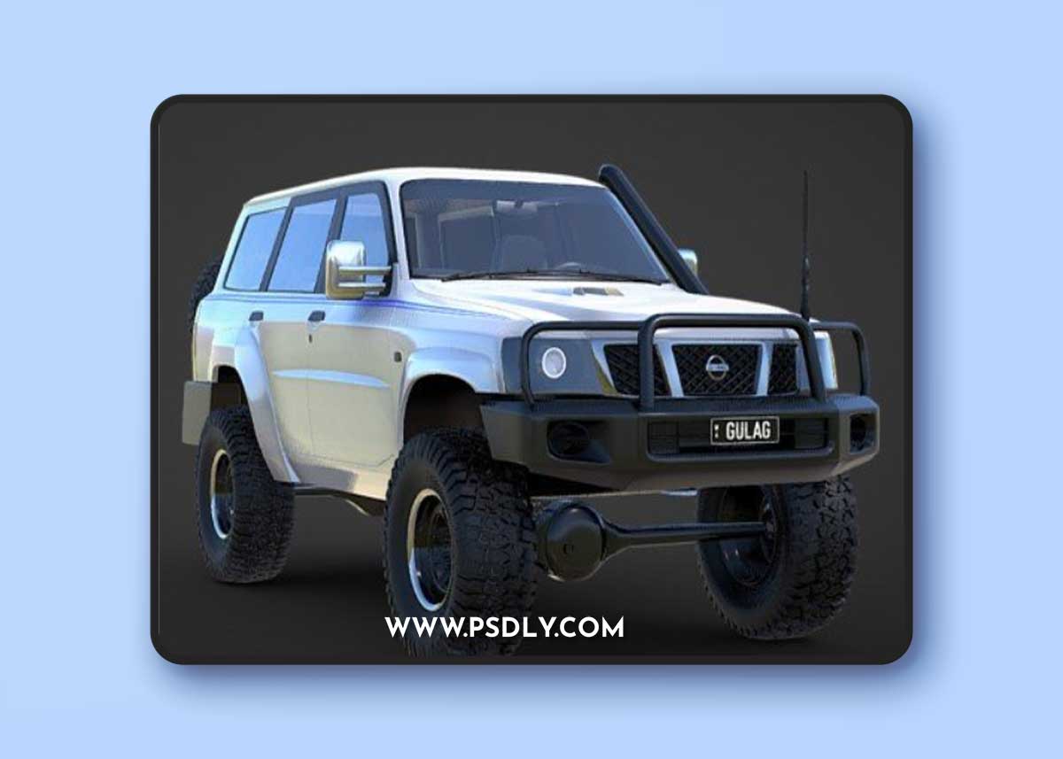 Nissan GU Patrol Sivan Heyns Gulag 3D Model