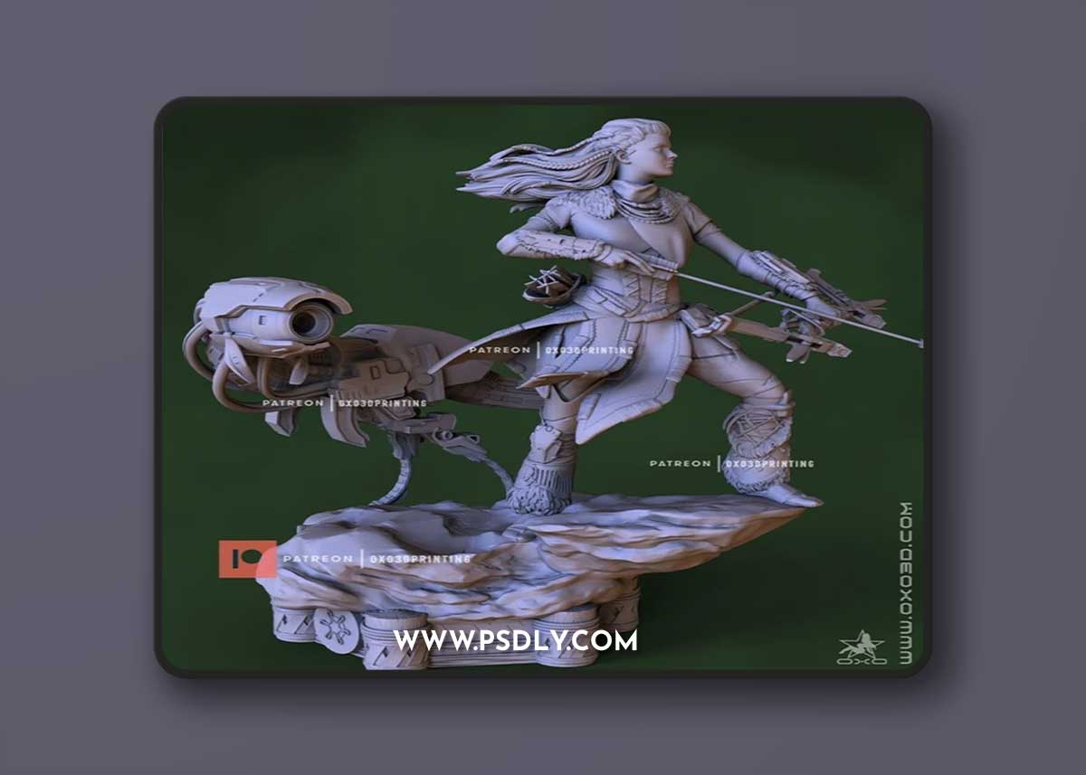 OXO3D - Aloy From Horizon Zero Dawn