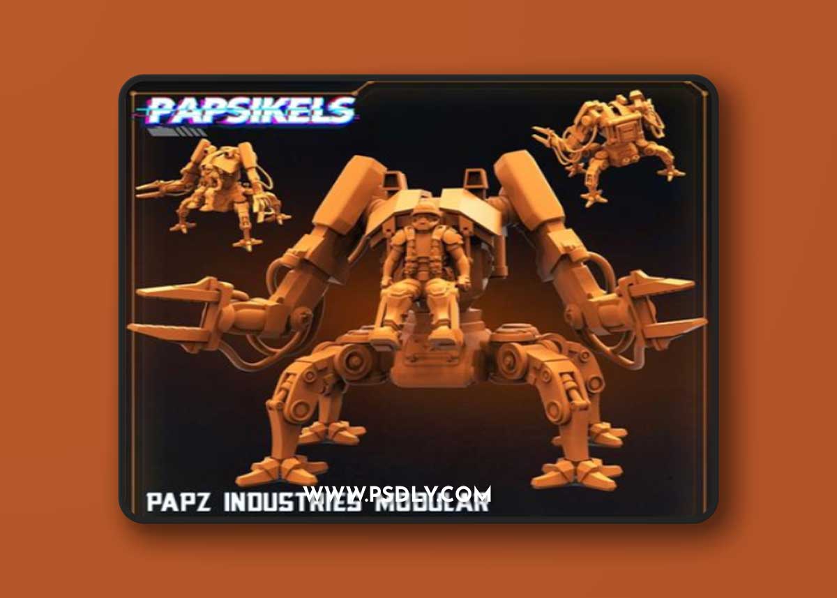 Papz Industries Modular Talangka Powermech C-1 – 3D Print Model
