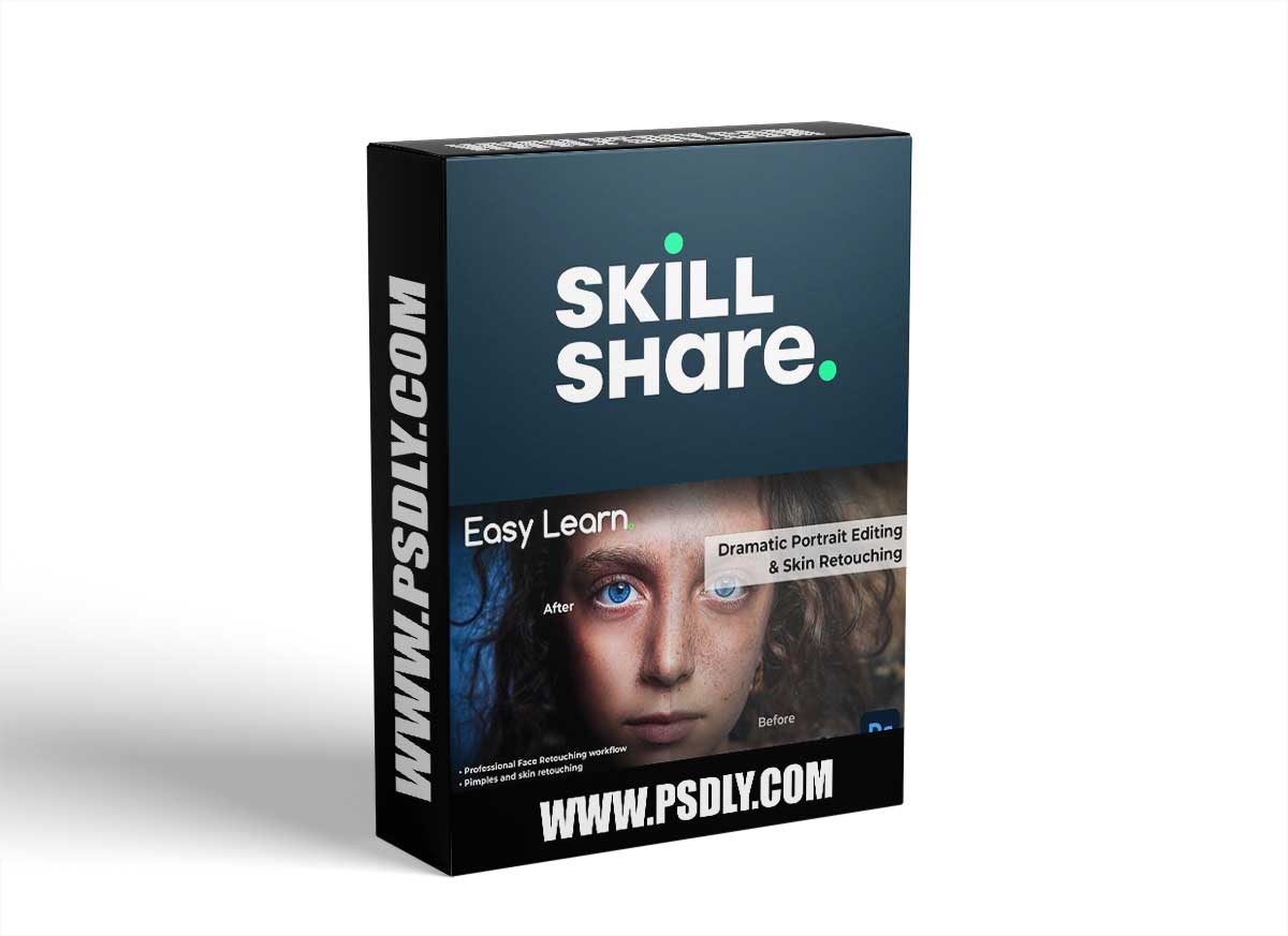 Portrait Dramatic Photo Editing | Skin, Face Photo Retouching | Adobe Photoshop CC Easy Master Class