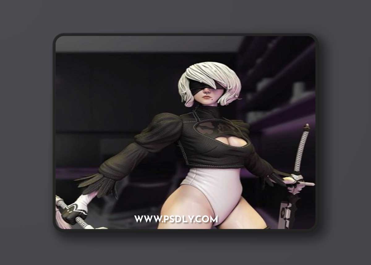2B – Nier Automata (NEW) – 3D Print Model