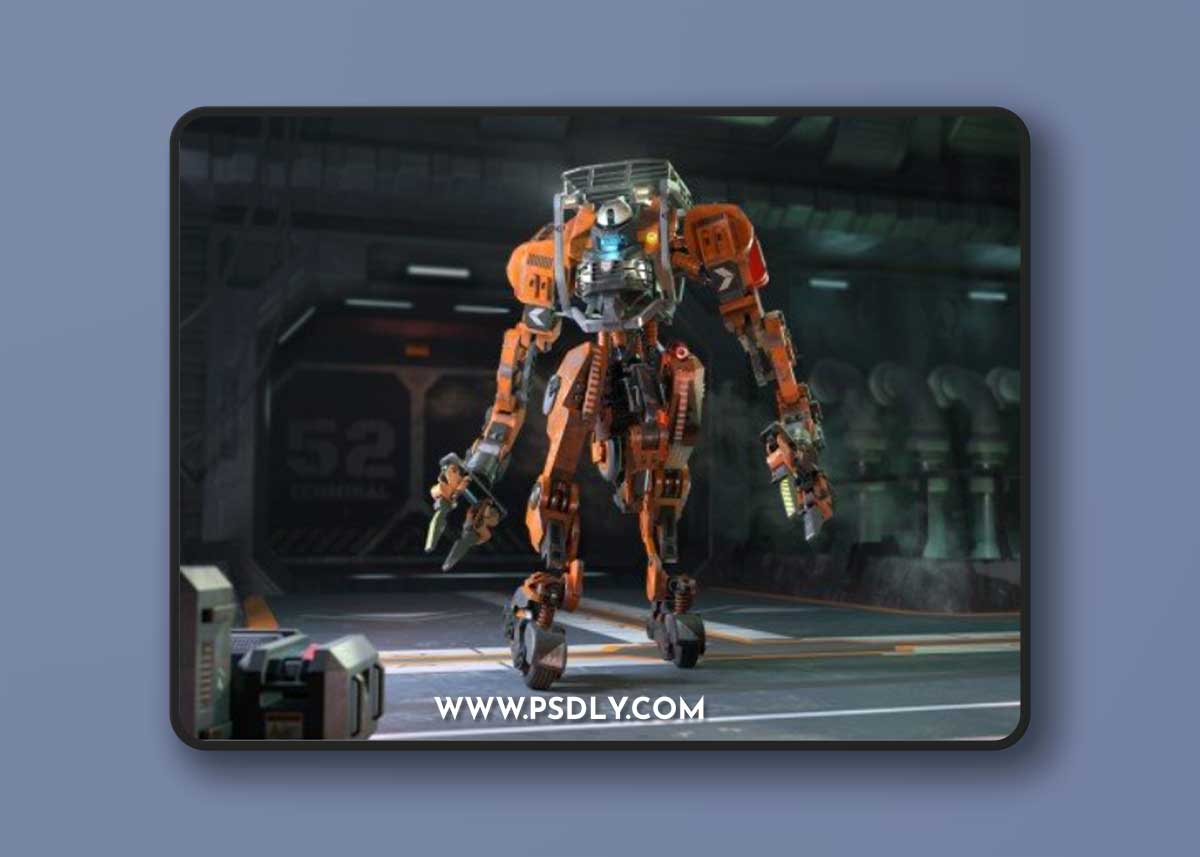 Robot loader 1536 3D Model