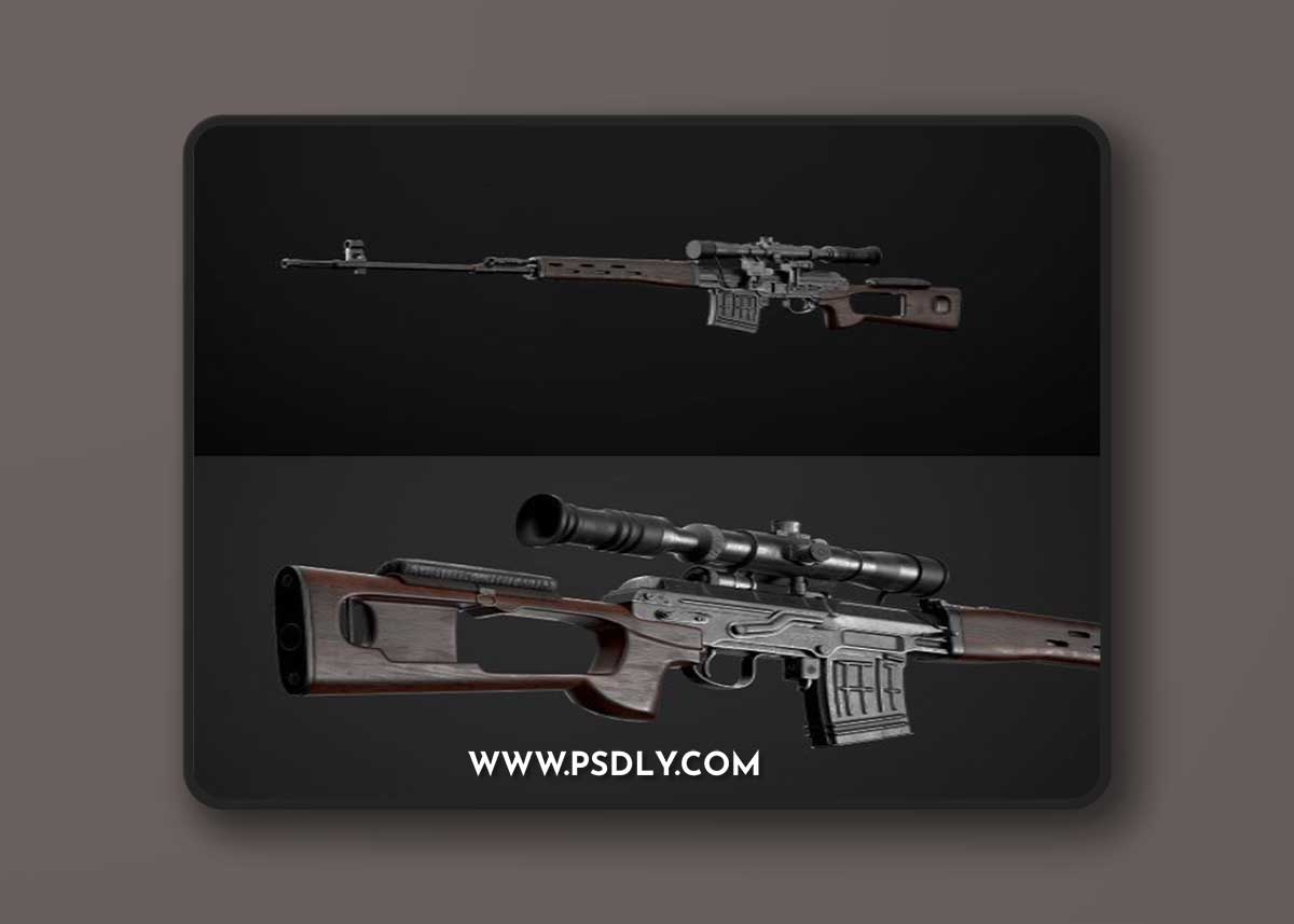 SVD 63 / Dragunov 3D Model