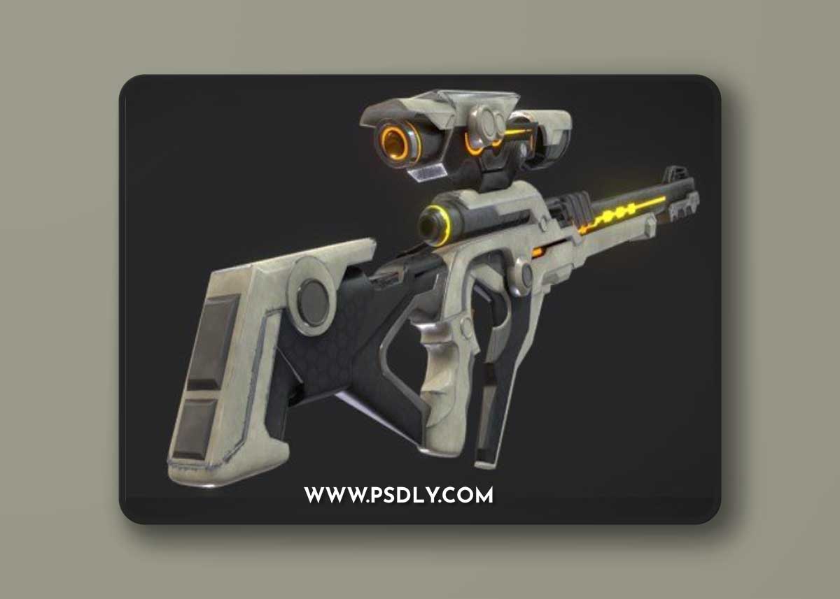 Sc-Fi Sniper 3D model