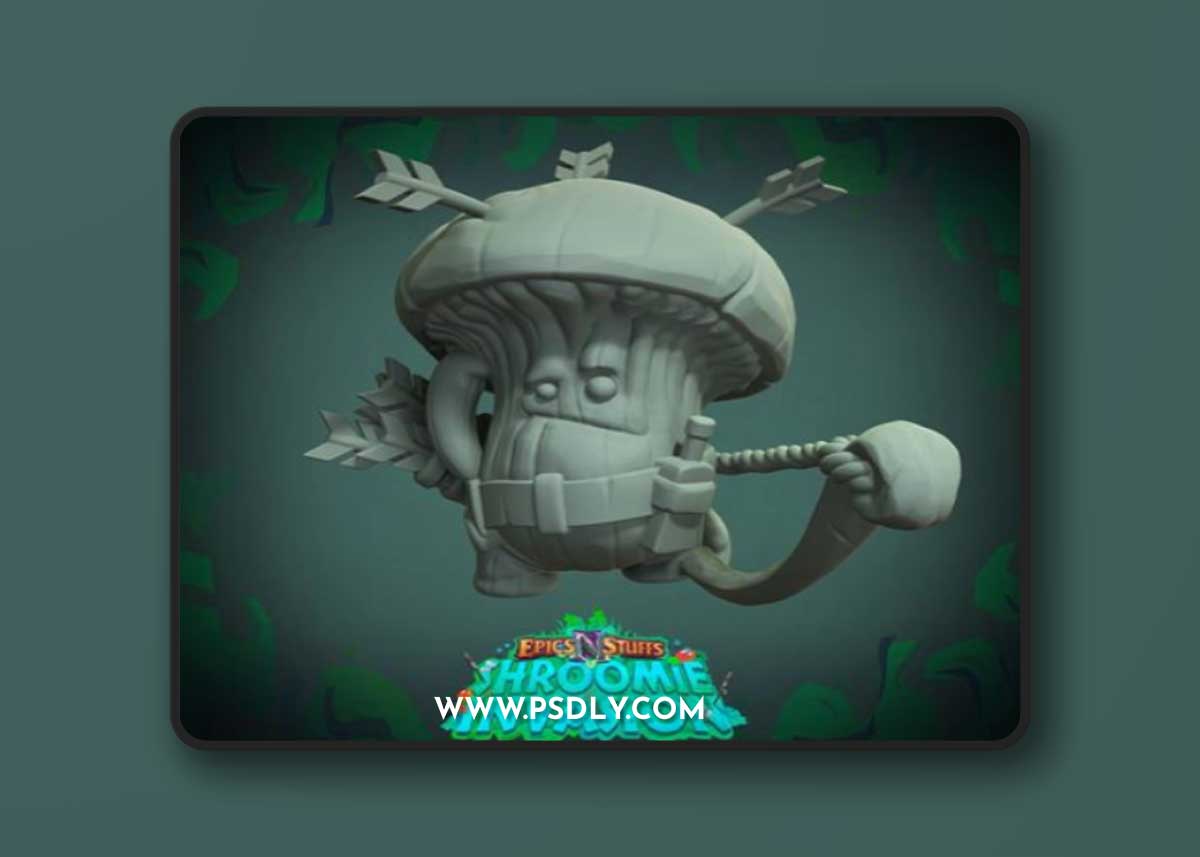 Shroomie Archer – 3D Print Model