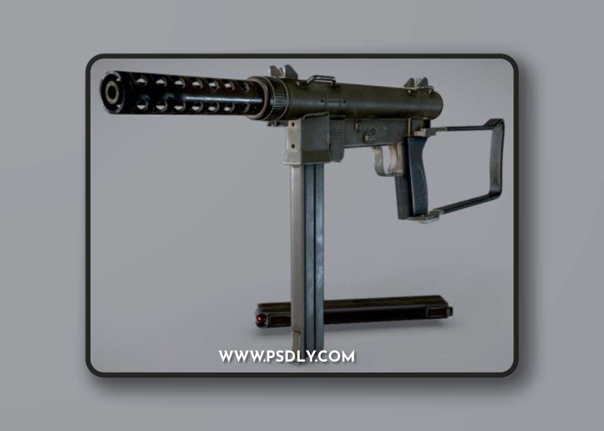 Smith & Wesson M76 3d model
