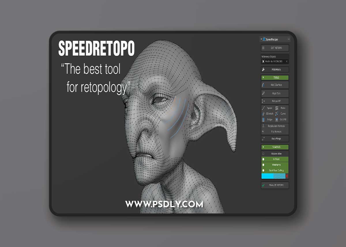 Speedretopo v 0.18 - Blender Plugin