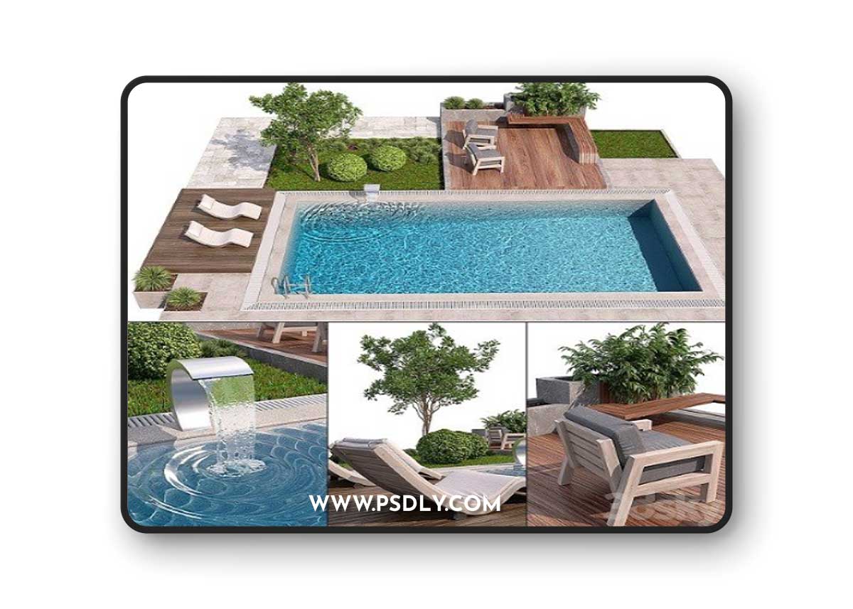 Swimming Pool 0001 3D Model