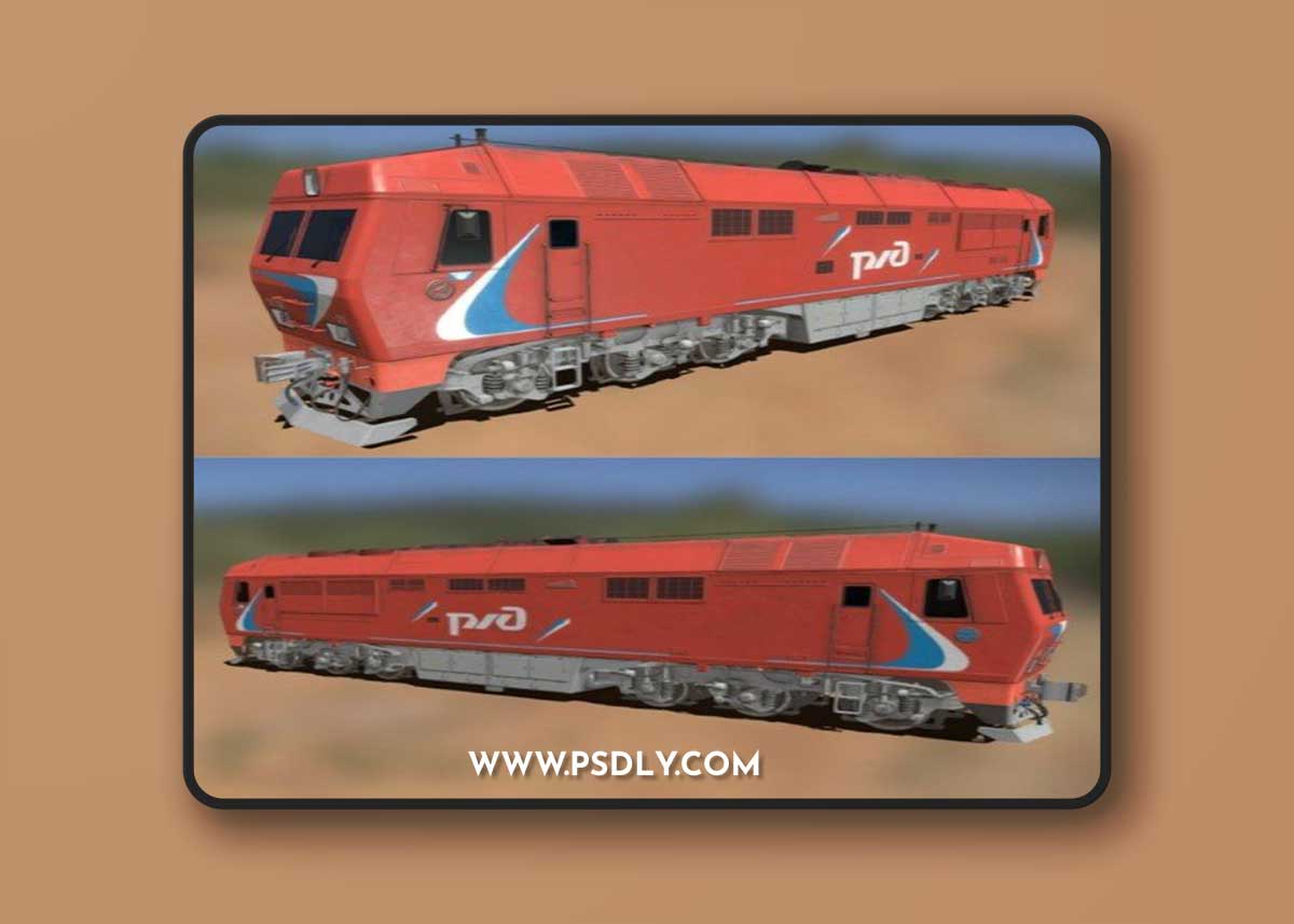 TEP70BS-018 Lokomotive 3D Model