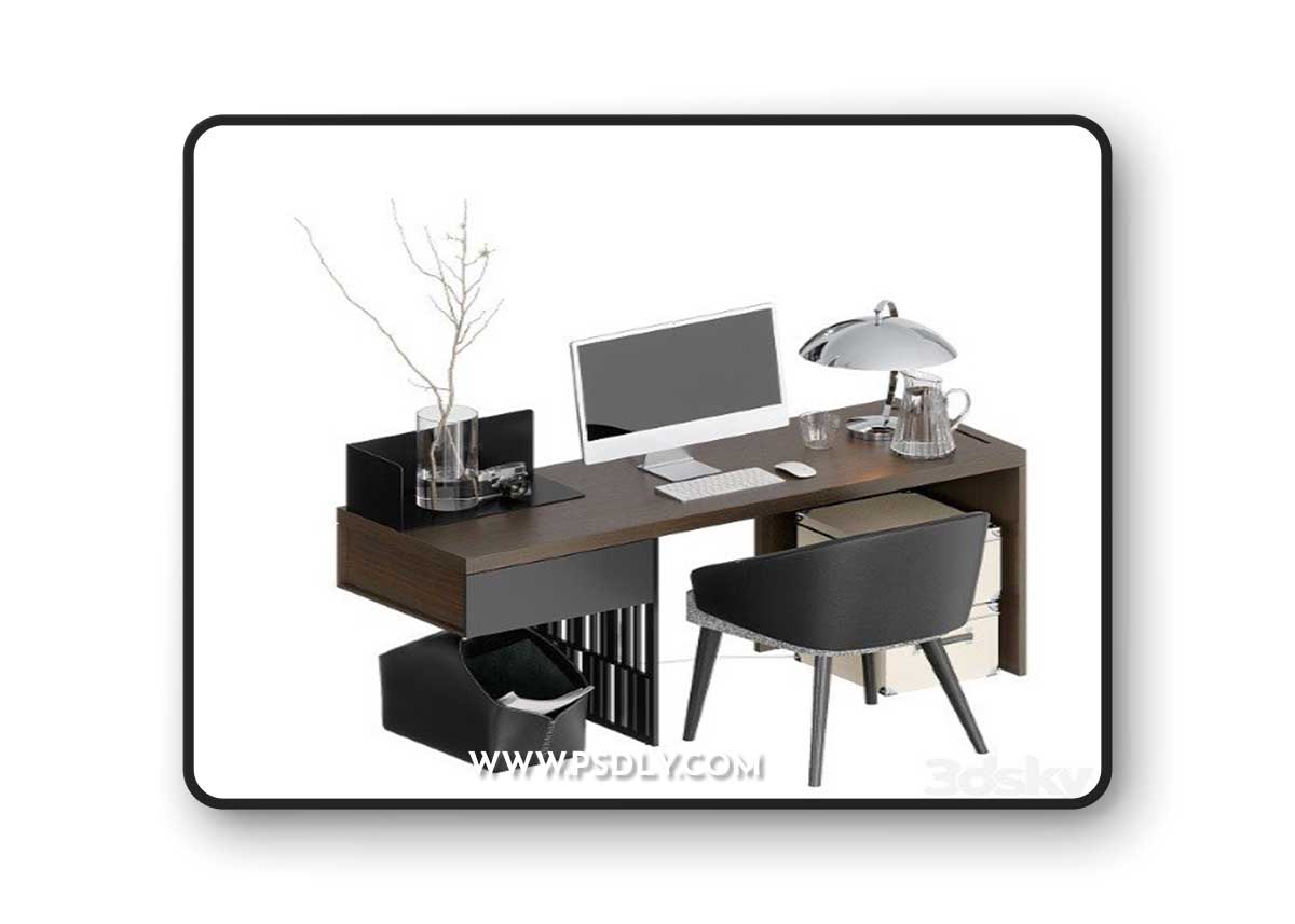 Table Molteni SCRIBA Home Office | Vray+Corona