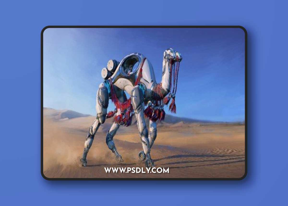 Techno Camel 3D model