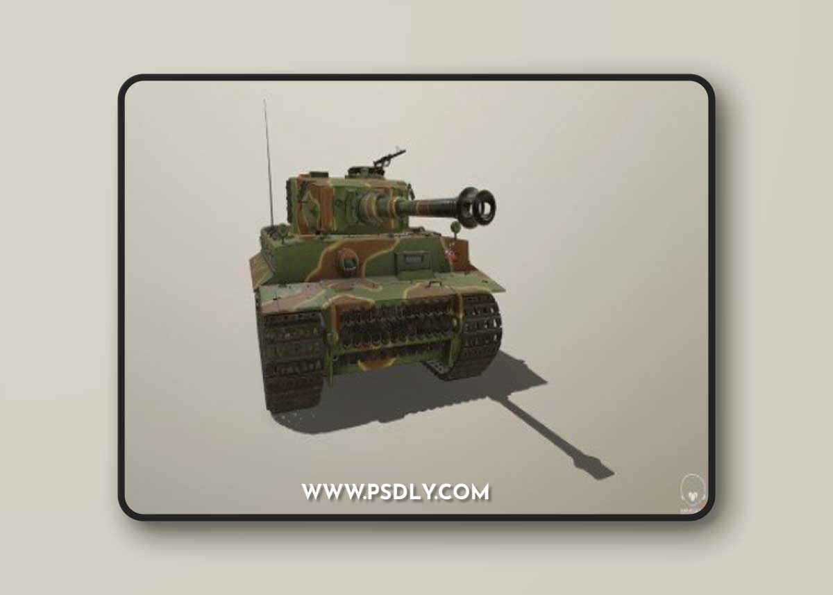 Tiger Tank E 3D Model
