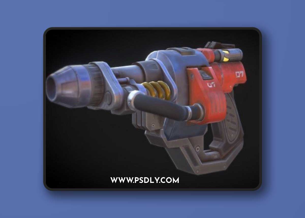 Torbjorns Rivet Gun Overwatch 3D Model