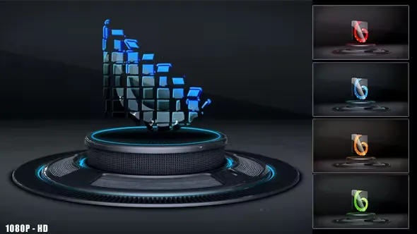 3D Logo on Stage