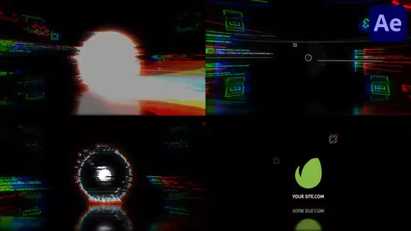 Circular Chromatic Glitch for After