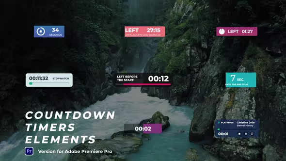Videohive Countdown Timers Elements 43481163