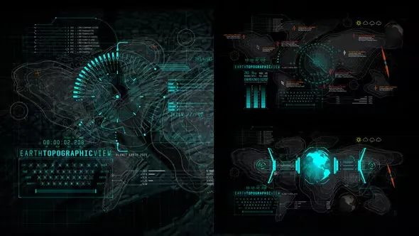 Videohive HUD UI Earth 4 43775855