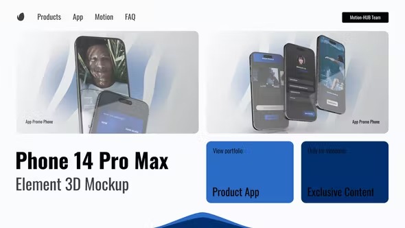 Videohive Pro14 Phone Mockup 43634233