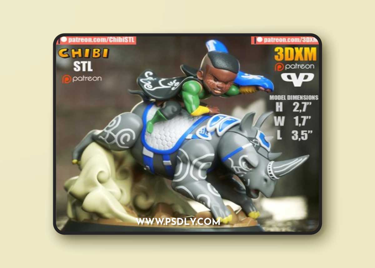 WKabi on Rhino Chibi – 3D Print Model