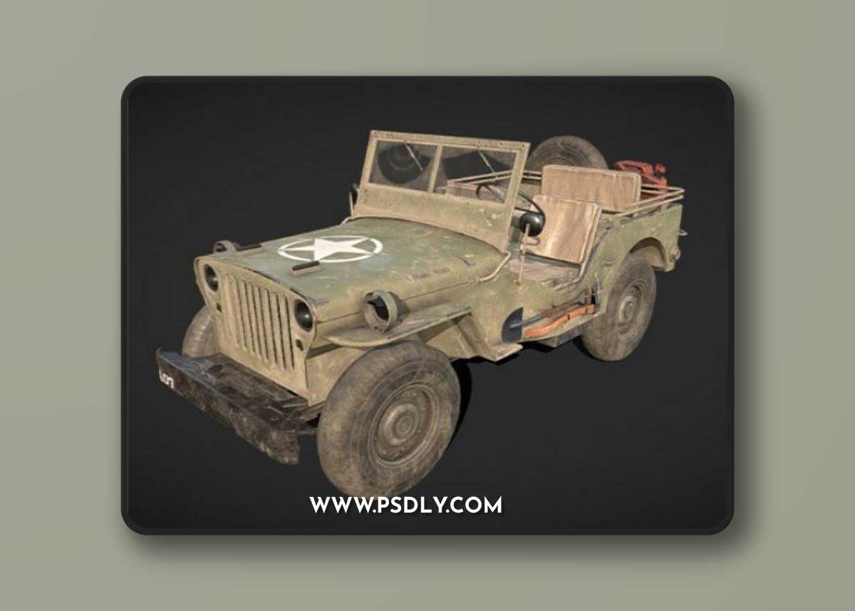 Willy Jeep 3D Model
