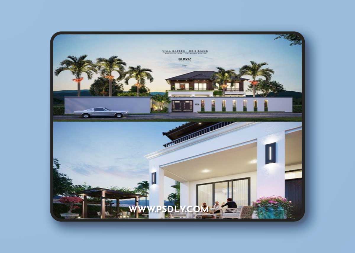 3D Garden Villas Exterior
