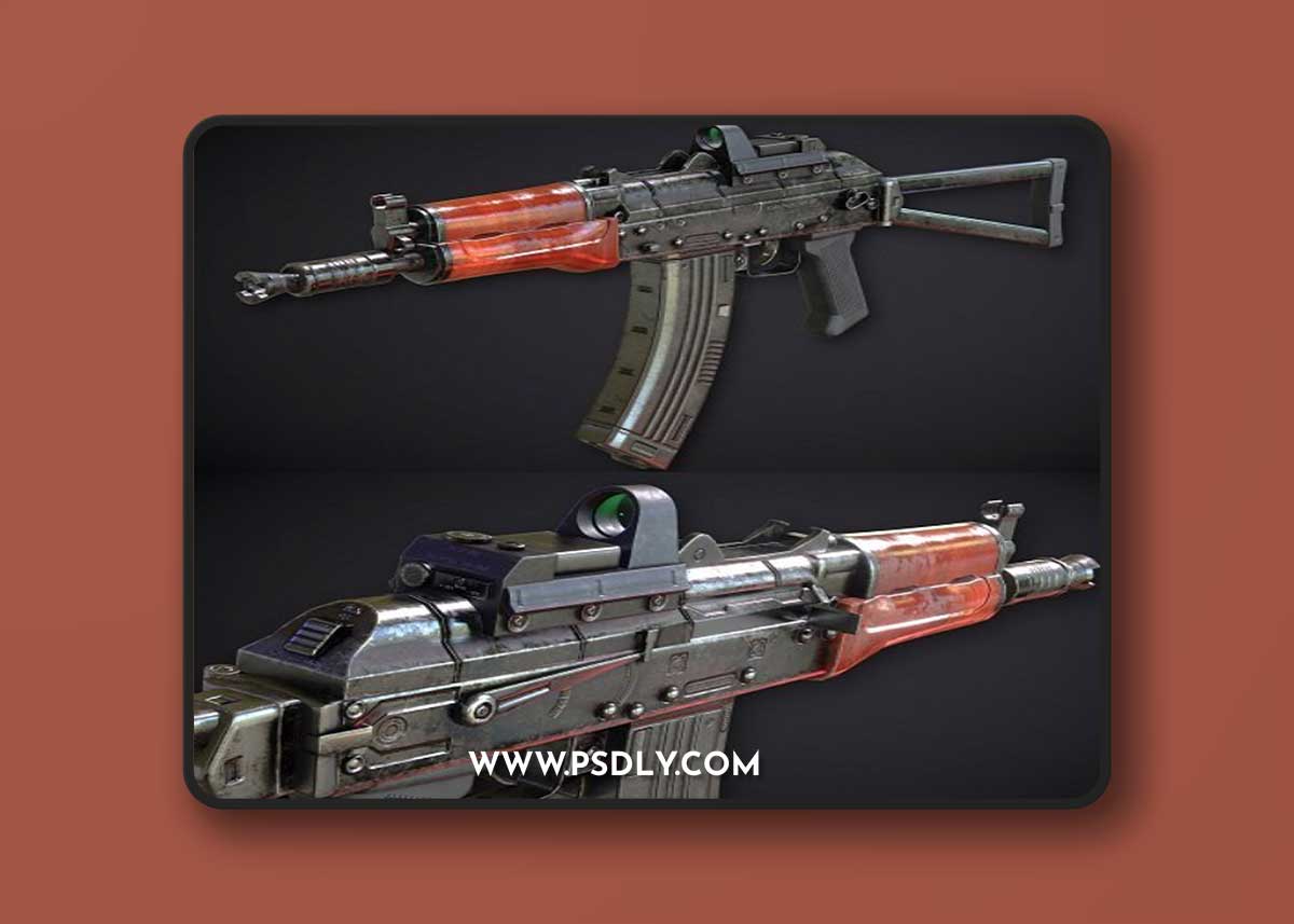 AKS 74-U 3D Model