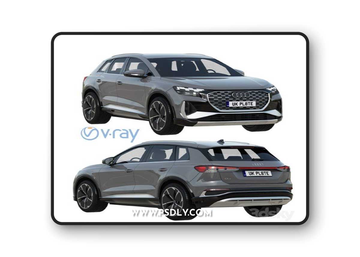 Audi Q4 e-tron 2021 3D model