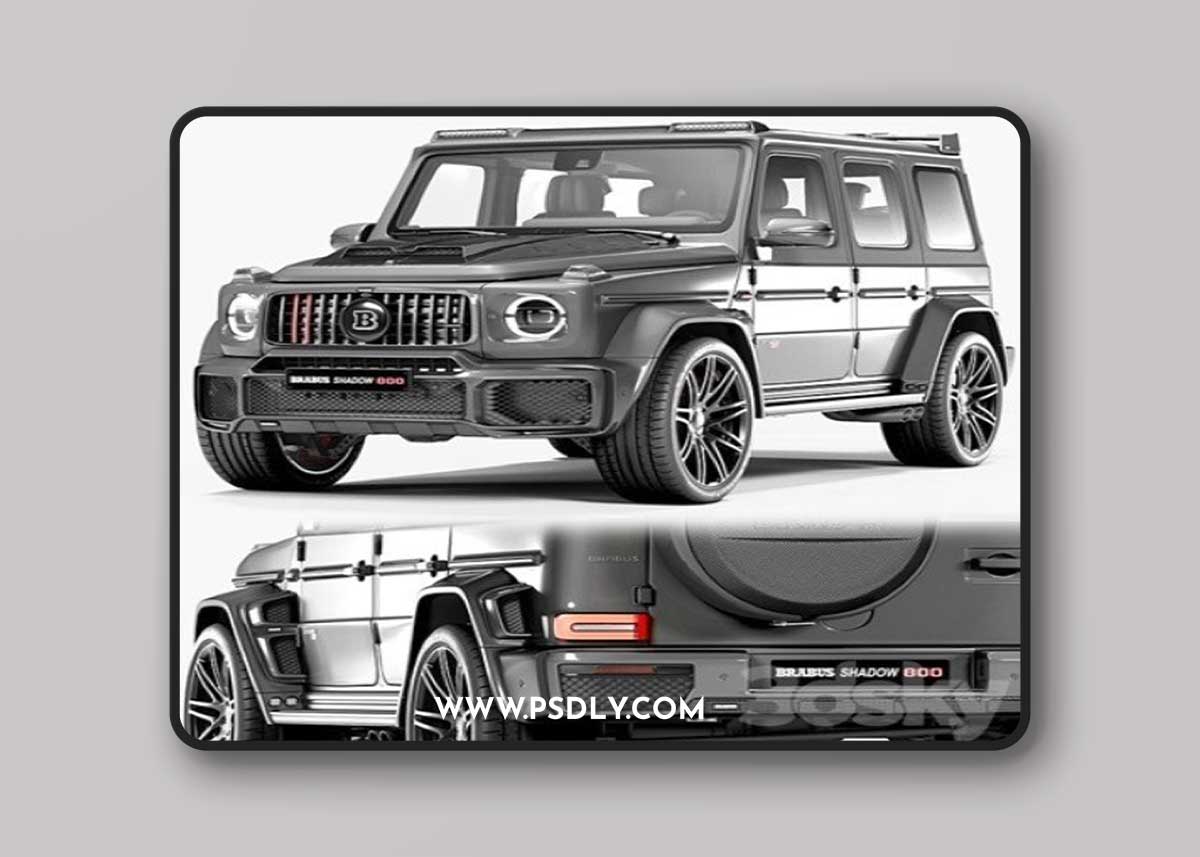 Brabus G 800 3d model