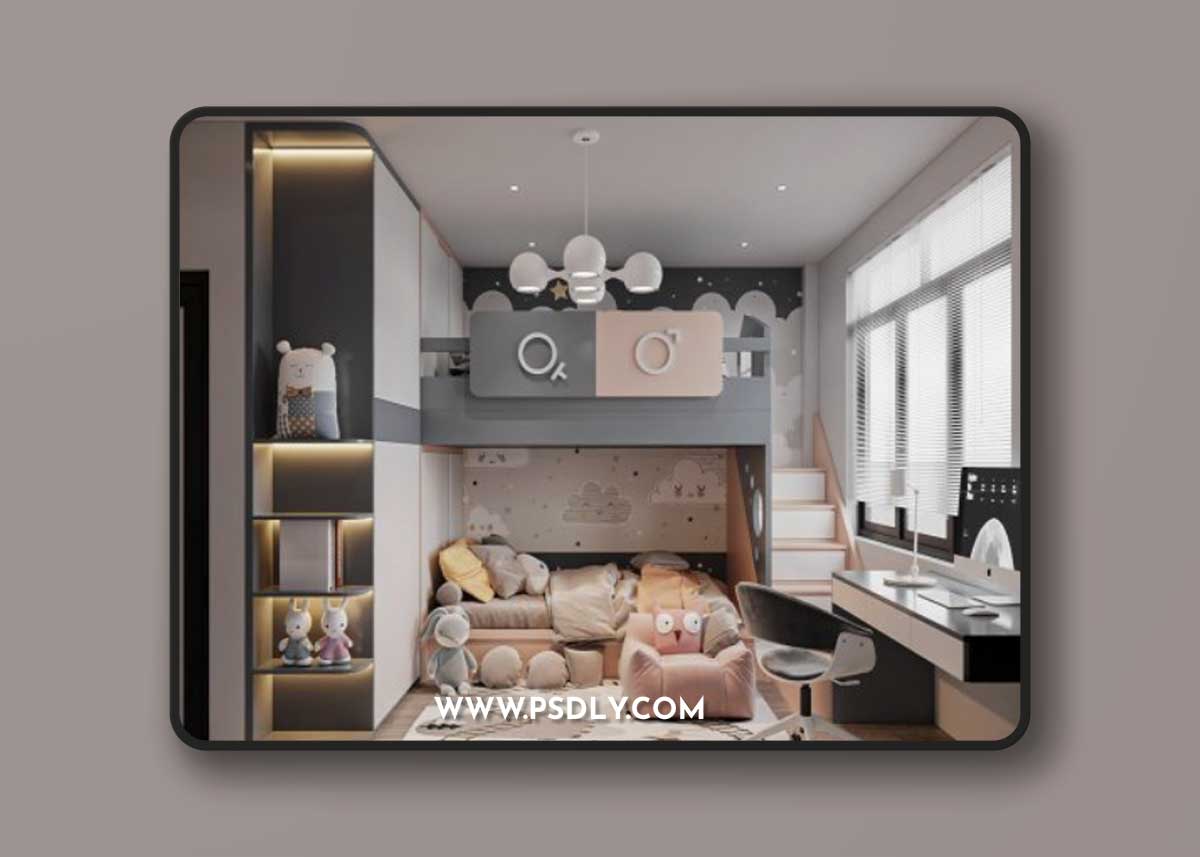 Children Room Interior Scene by Nguyen Tuan Hai