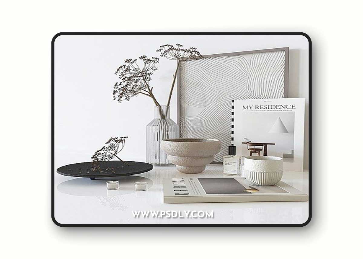 Decorative Set Dill Branches Corona