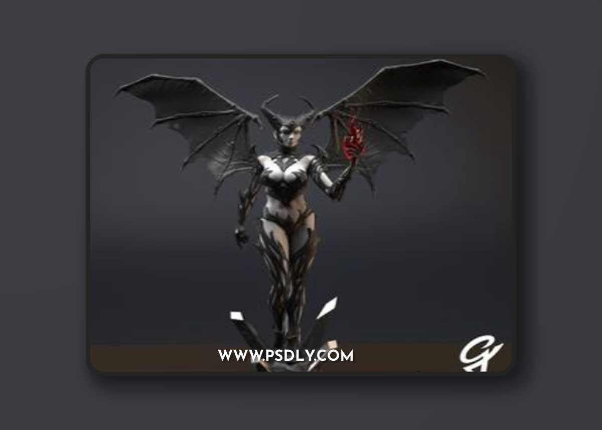 Diqual Queen of Pain – Gsculpt Art 3D Print Model