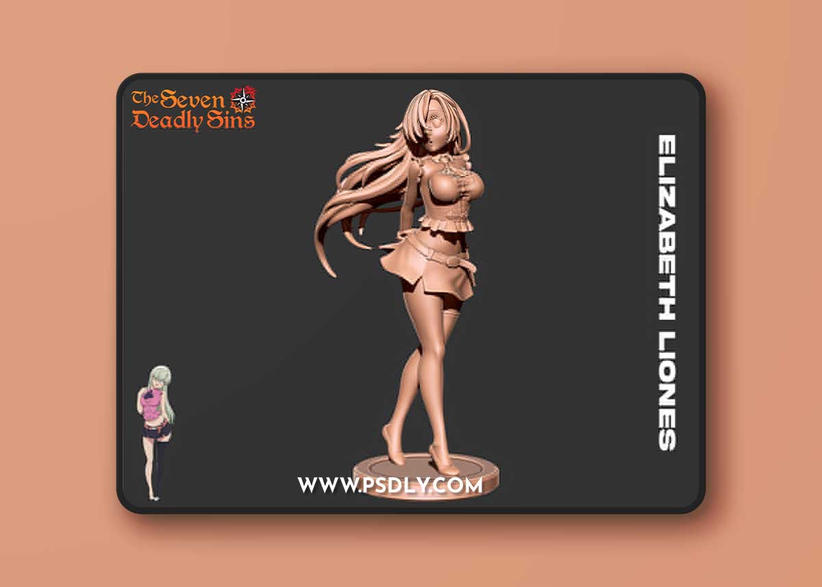 Elizabeth Liones - Seven Deadly Sins 3D Print
