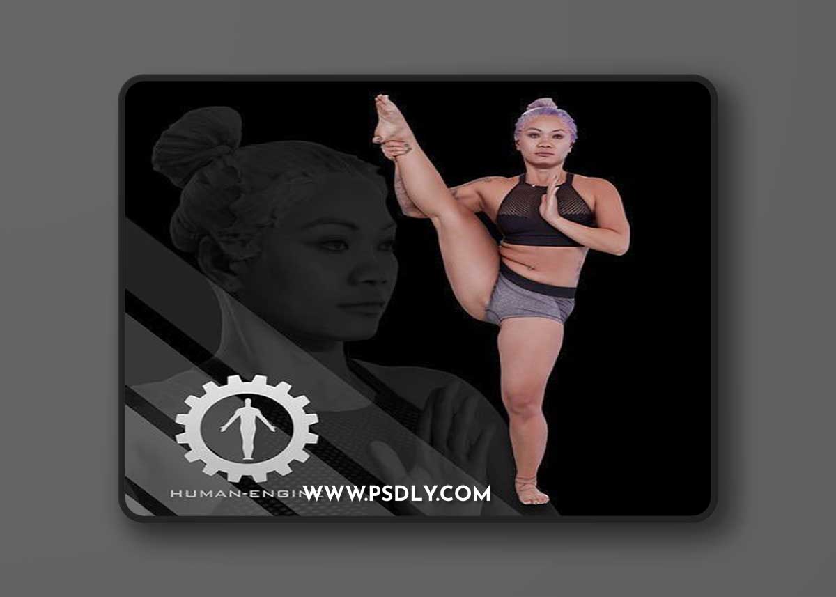 Female Scan - Violet 05 3D model