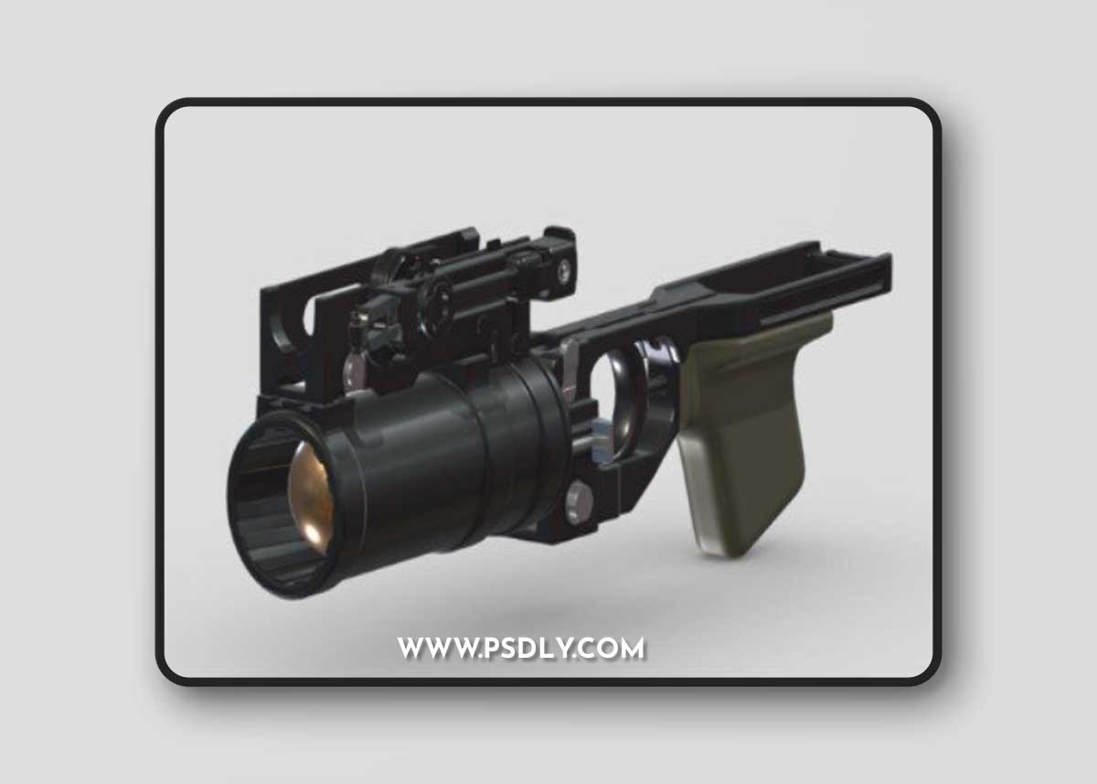 GP-25 Grenade Launcher 3D