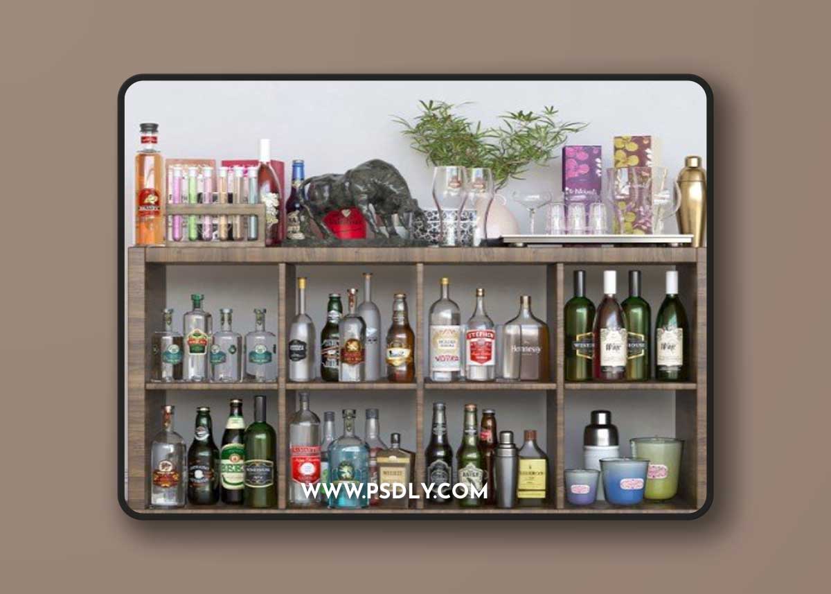 Home bar with strong alcohol 4. Alcohol Corona