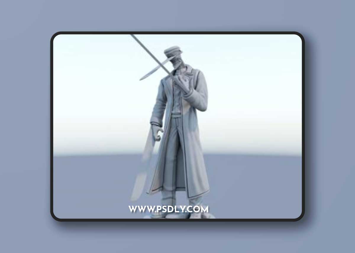 Katana Man from Chainsawman – 3D Print Model