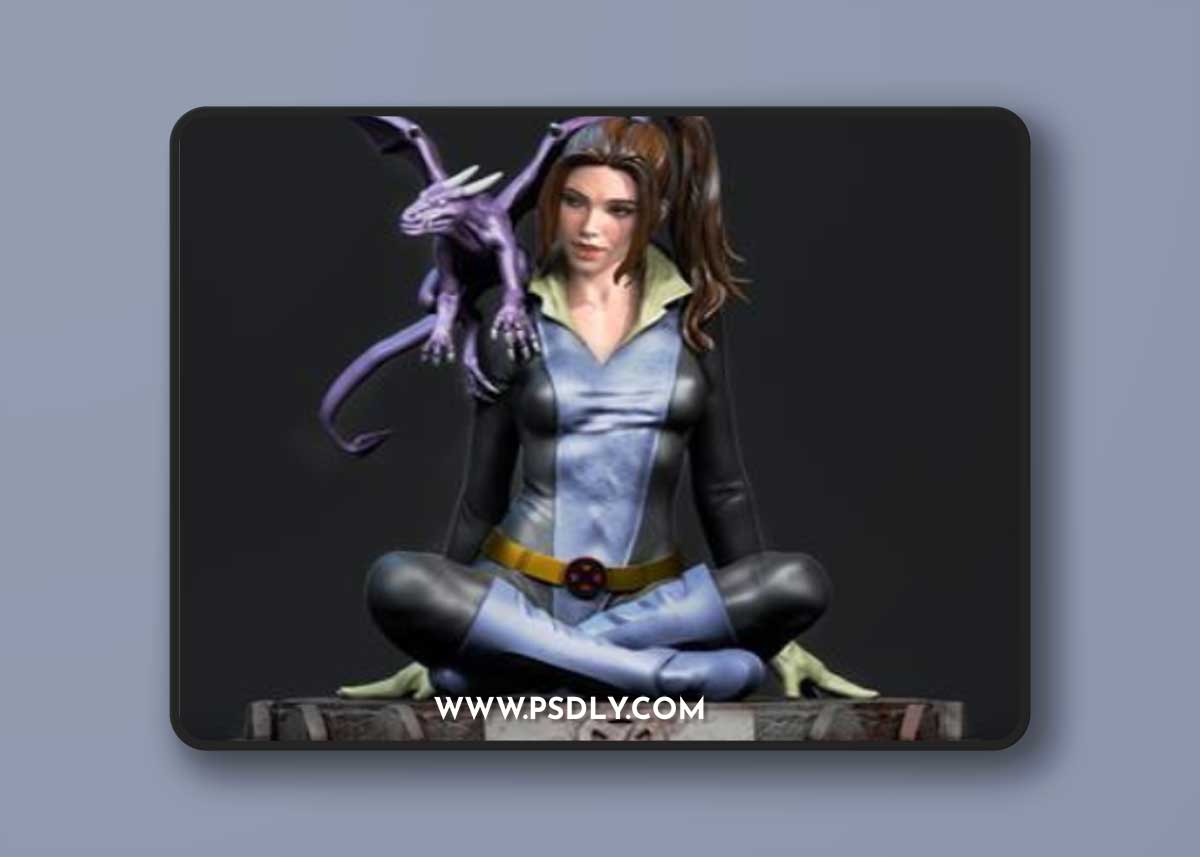 Kitty Pryde (NEW Pose) 3D Print Model