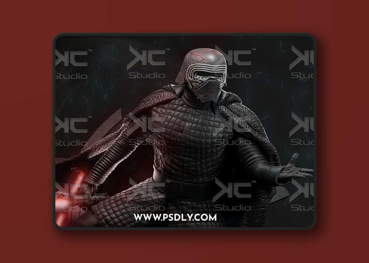 Kylo Ren - Star Wars Fan Art - Kc studio - 3D Print