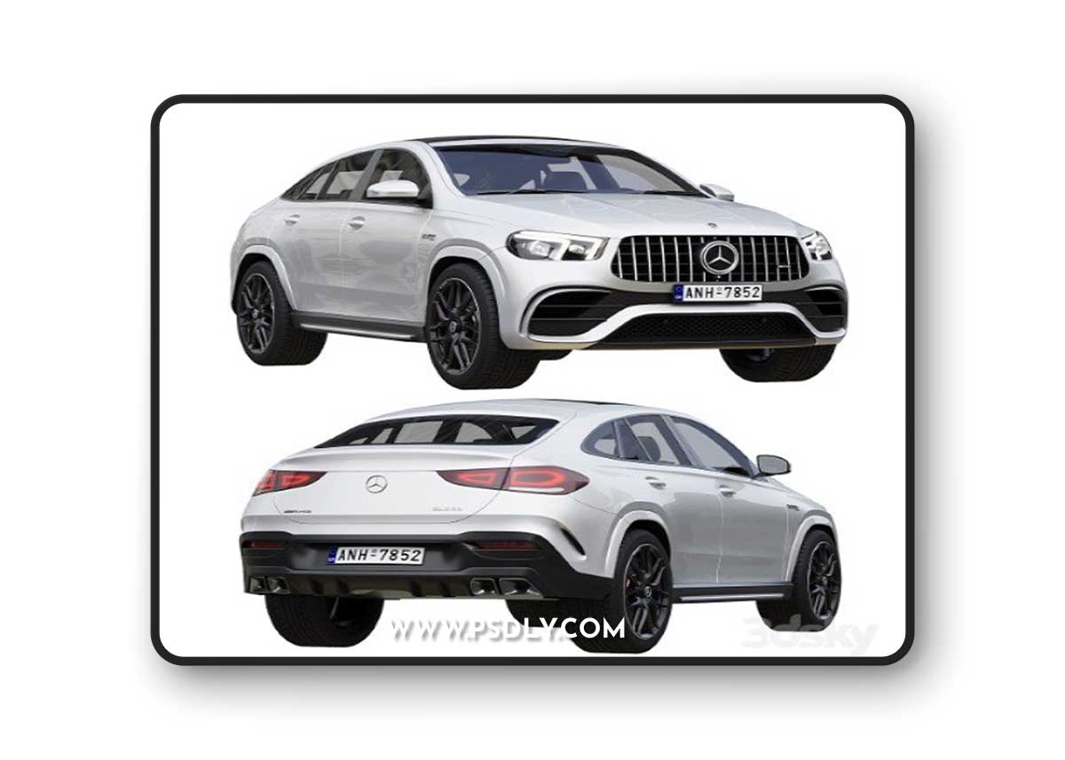 Mercedes-Benz AMG GLE 63 Coupe 2021 3d model