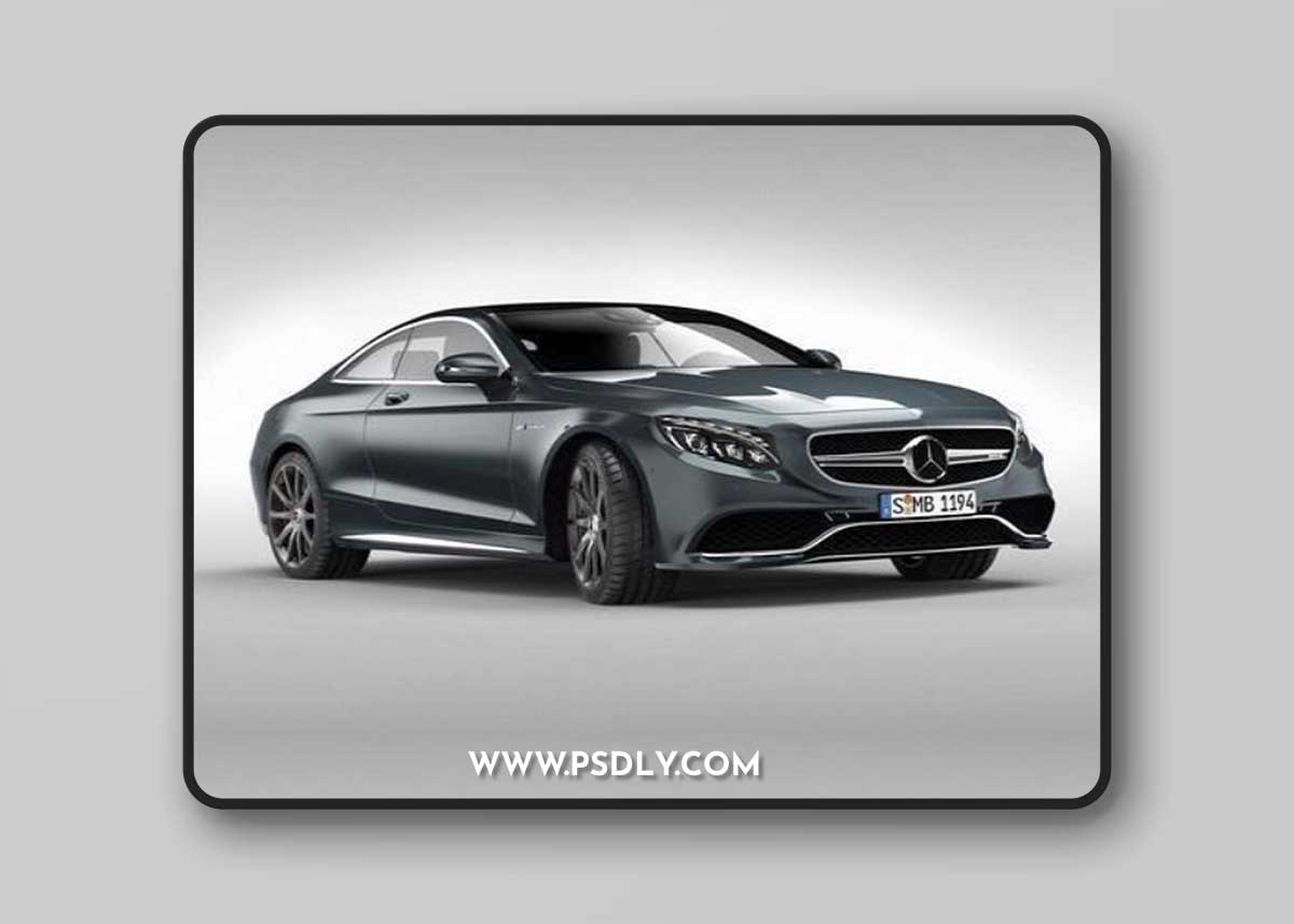 Mercedes Benz S63 AMG Coupe 3d Model