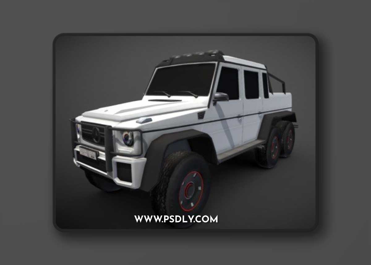 Mercedes G-Class 6x6 3D Model