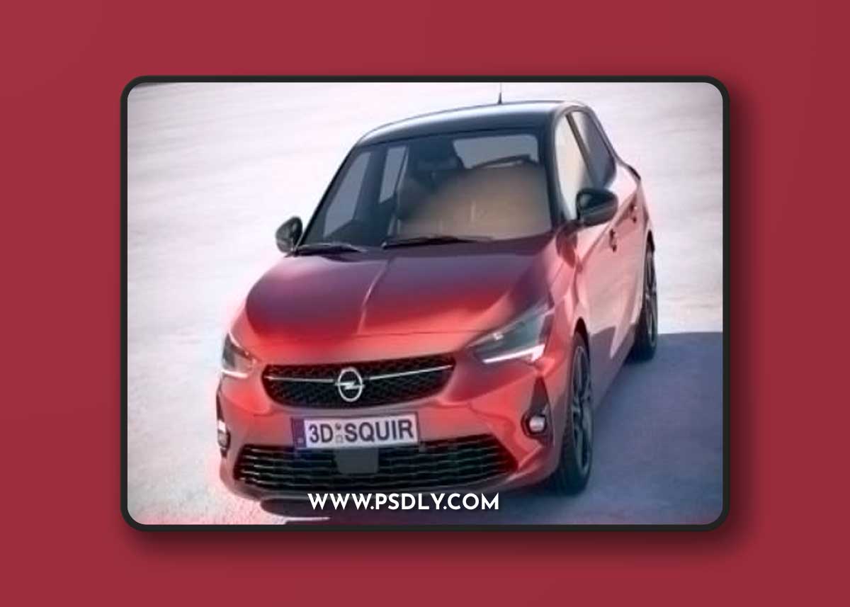 Opel Corsa 2020 3D model