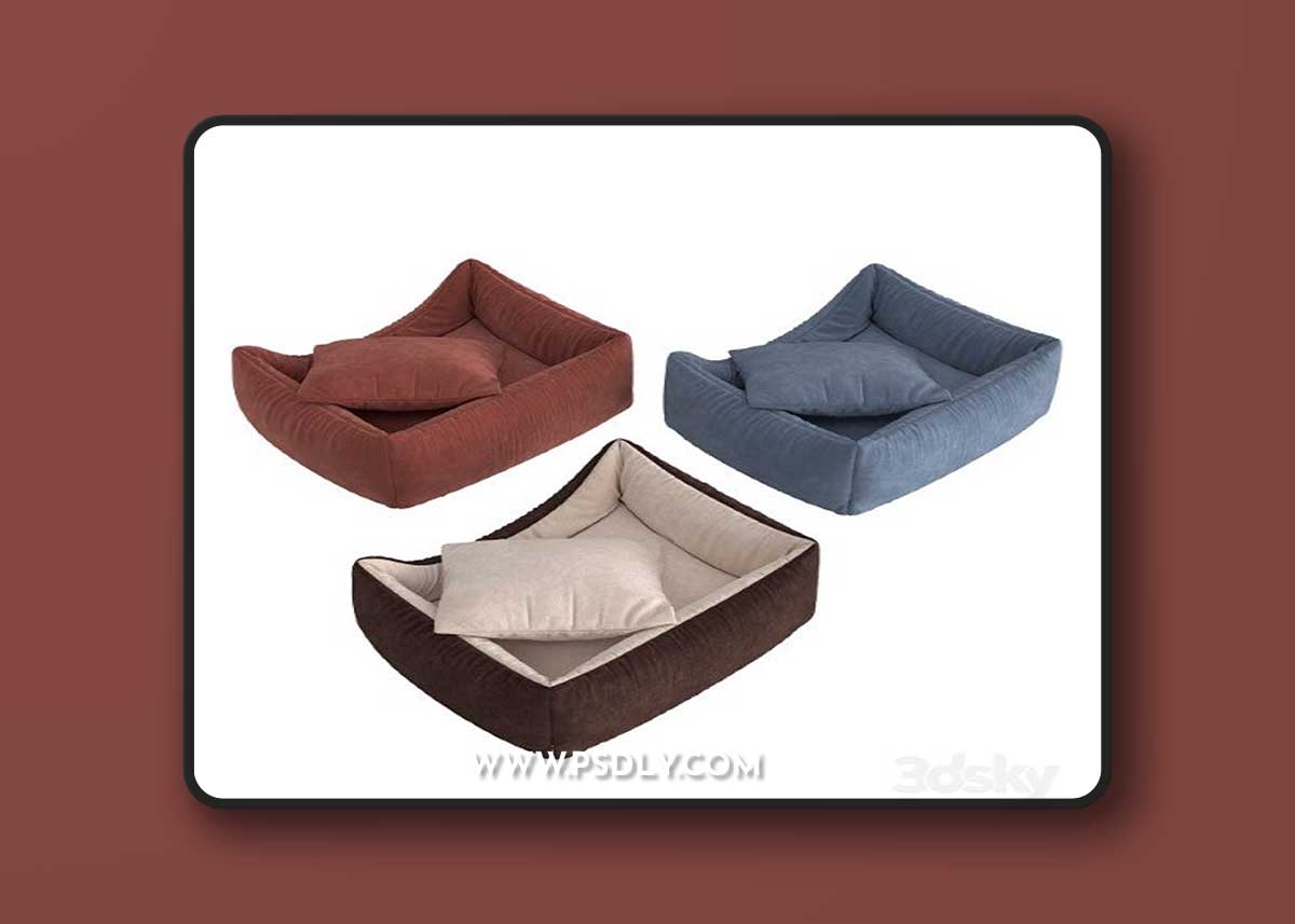 Pet pillow Vray+Corona