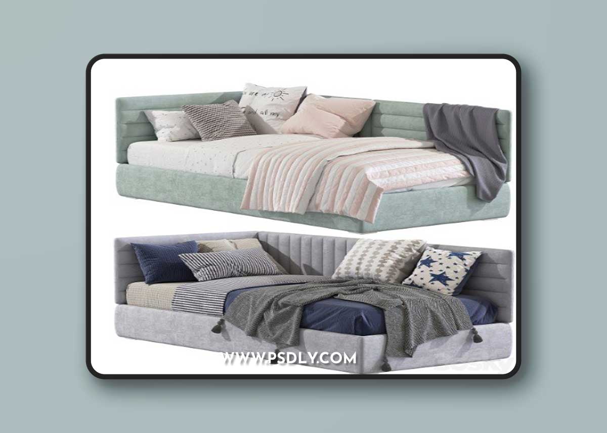 Pro 3DSky - Contemporary style sofa bed 3