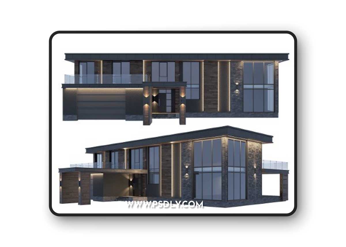 Pro 3DSky - House in the Wright style