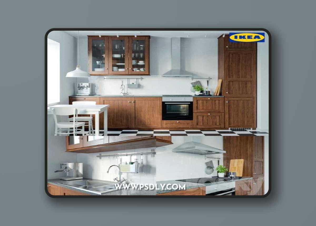Pro 3DSky - Ikea Edserum Kitchen